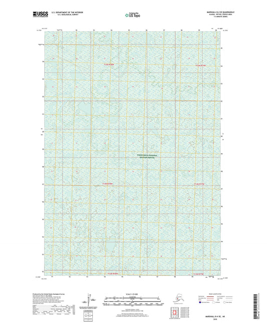 Marshall B-4 SE Alaska US Topo Map Image