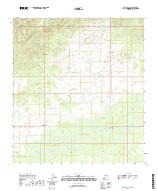 Medfra A-3 NW Alaska US Topo Map Image