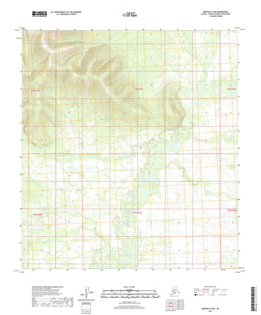Medfra A-6 NE Alaska US Topo Map Image
