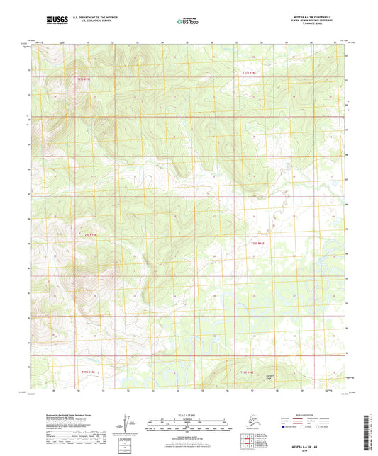 Medfra A-6 SW Alaska US Topo Map Image