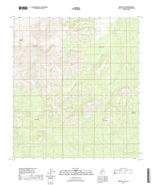 Medfra B-4 NW Alaska US Topo Map Image