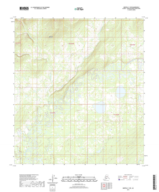 Medfra C-1 NW Alaska US Topo Map Image