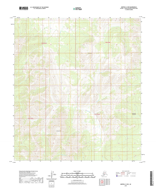 Medfra C-2 NW Alaska US Topo Map Image