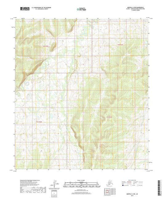 Medfra C-4 NW Alaska US Topo Map Image