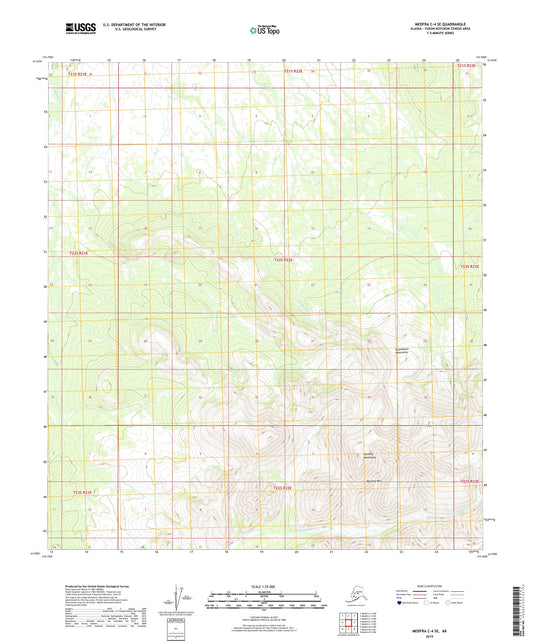Medfra C-4 SE Alaska US Topo Map Image