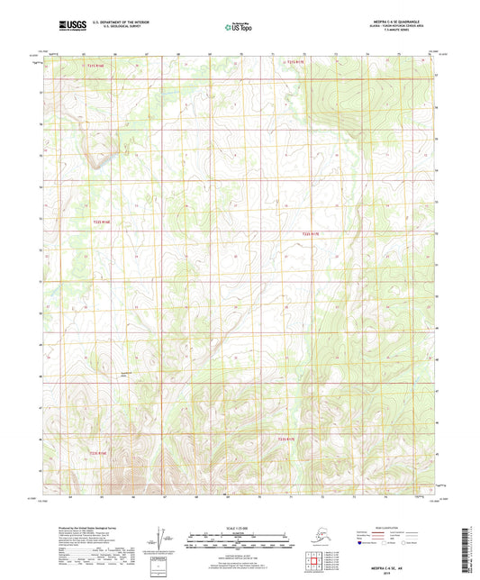 Medfra C-6 SE Alaska US Topo Map Image
