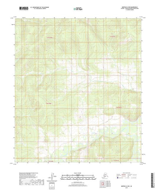 Medfra D-4 NW Alaska US Topo Map Image