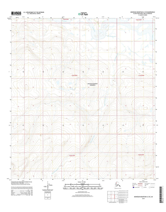 Misheguk Mountain A-2 SE Alaska US Topo Map Image