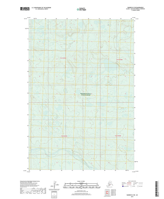 Naknek B-2 SW Alaska US Topo Map Image