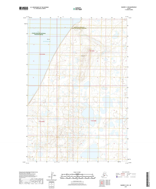 Naknek C-4 SW Alaska US Topo Map Image