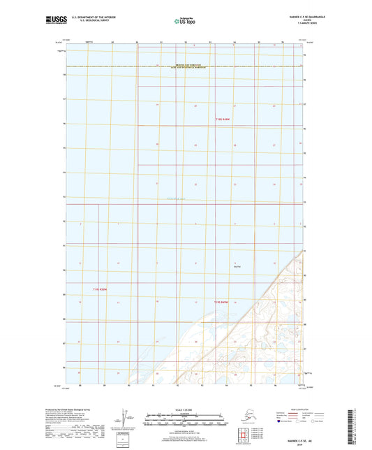 Naknek C-5 SE Alaska US Topo Map Image