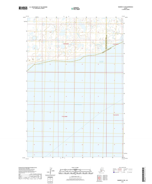 Naknek D-4 SW Alaska US Topo Map Image