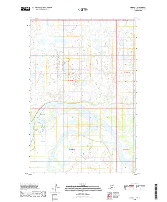 Naknek D-6 NW Alaska US Topo Map Image
