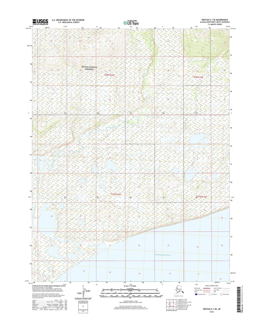Noatak A-1 SE Alaska US Topo Map Image