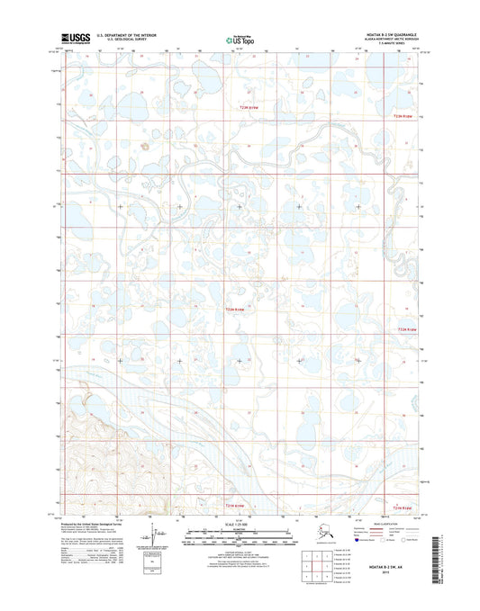 Noatak B-2 SW Alaska US Topo Map Image
