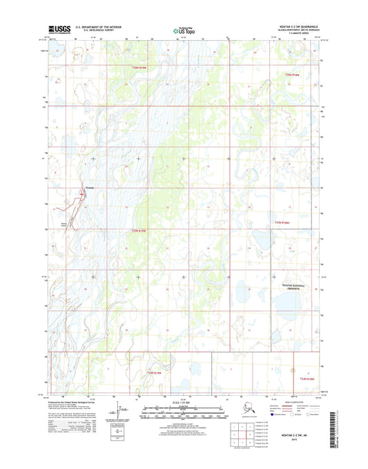 Noatak C-2 SW Alaska US Topo Map Image