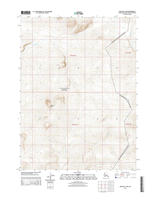 Noatak C-3 NW Alaska US Topo Map Image