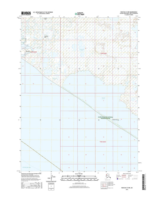 Noatak C-5 NW Alaska US Topo Map Image