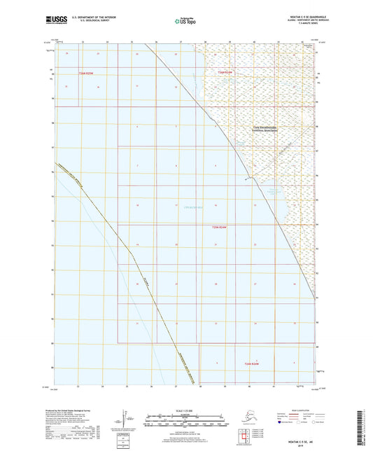 Noatak C-5 SE Alaska US Topo Map Image