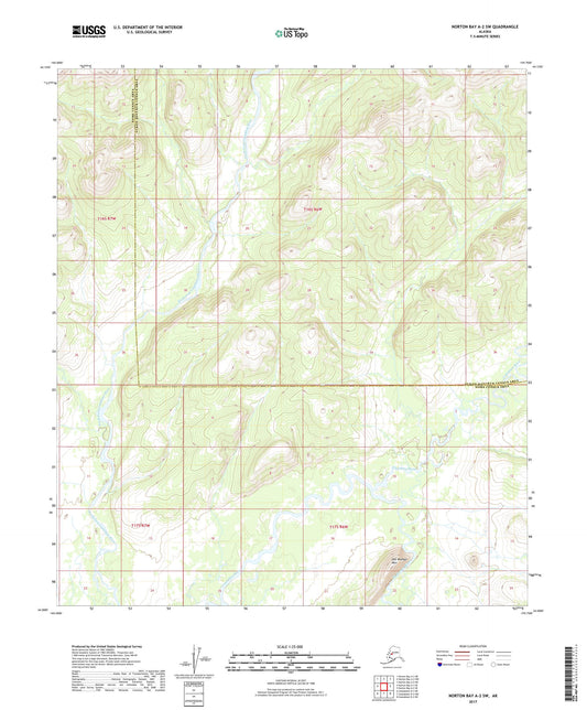 Norton Bay A-2 SW Alaska US Topo Map Image