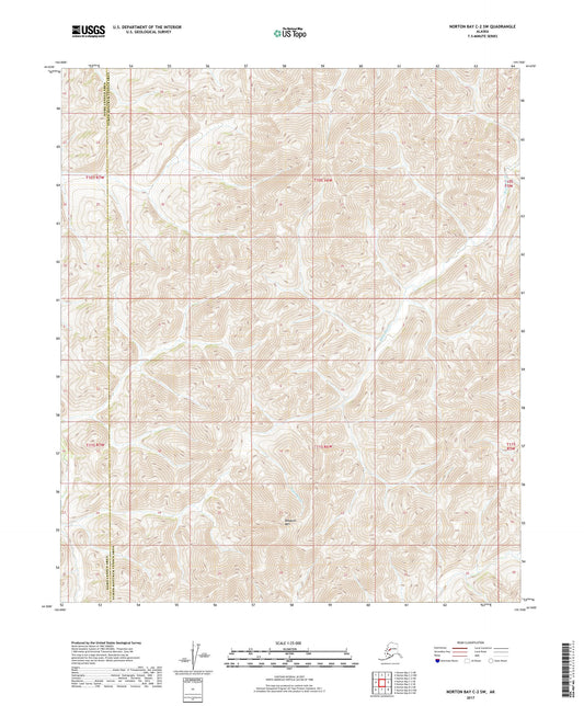 Norton Bay C-2 SW Alaska US Topo Map Image