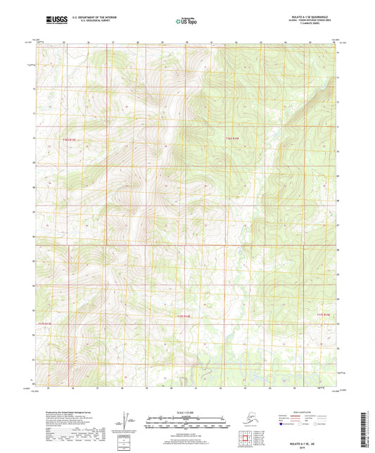 Nulato A-1 SE Alaska US Topo Map Image