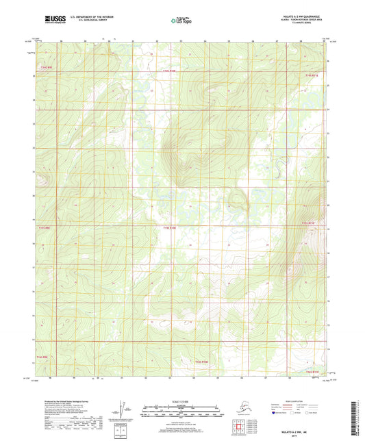 Nulato A-2 NW Alaska US Topo Map Image