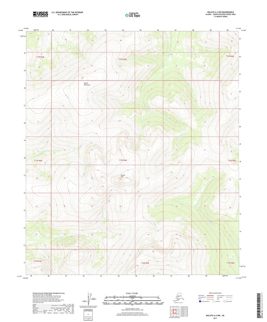 Nulato A-4 NW Alaska US Topo Map Image