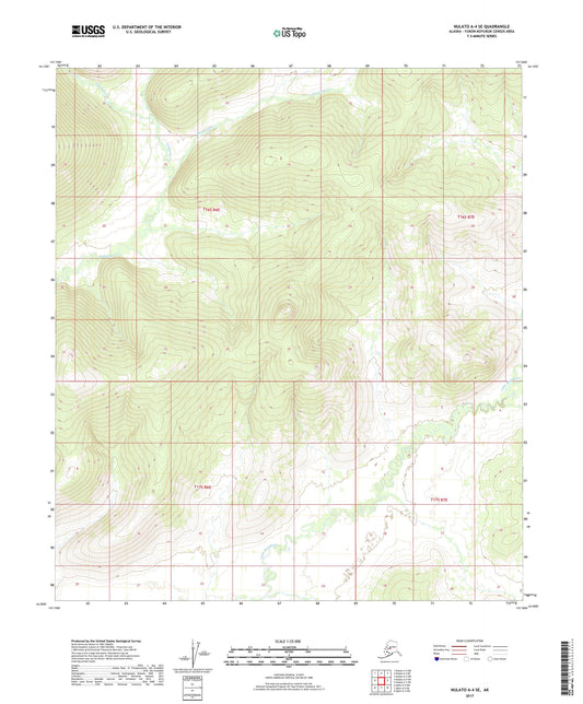 Nulato A-4 SE Alaska US Topo Map Image
