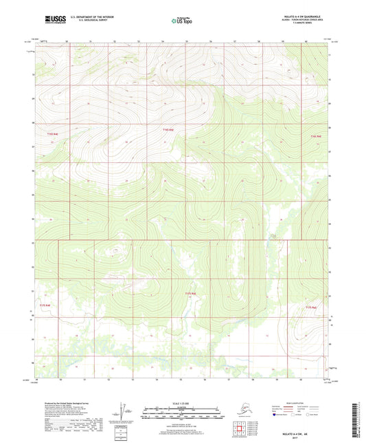 Nulato A-4 SW Alaska US Topo Map Image