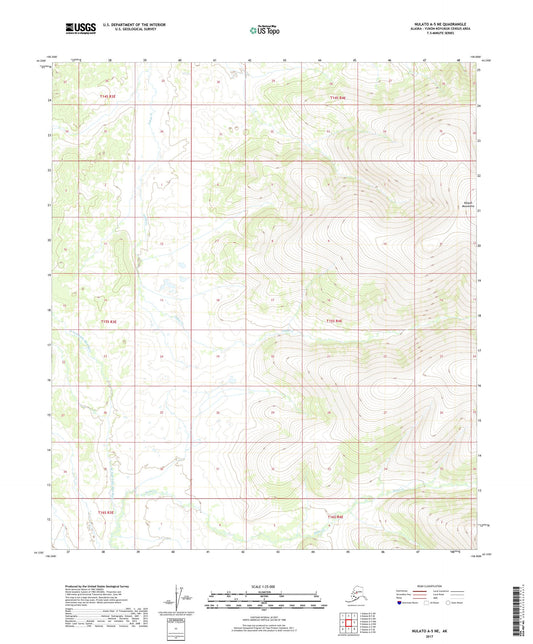 Nulato A-5 NE Alaska US Topo Map Image