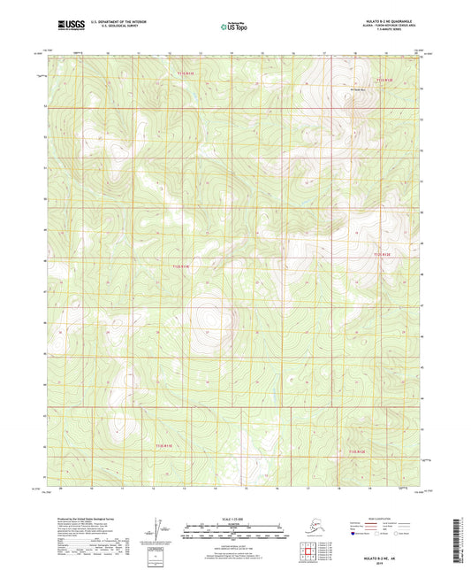 Nulato B-2 NE Alaska US Topo Map Image