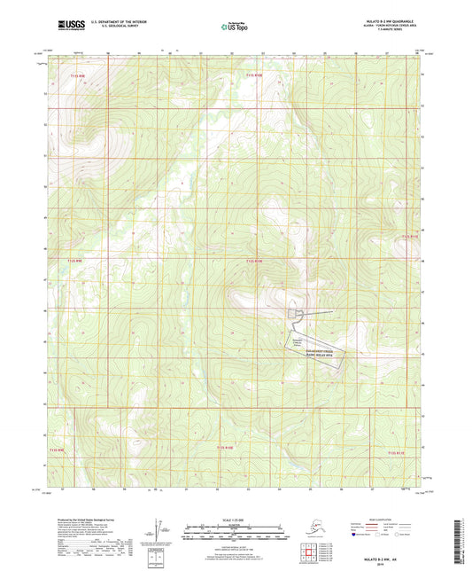 Nulato B-2 NW Alaska US Topo Map Image