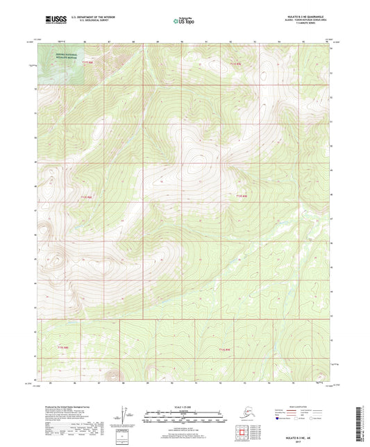 Nulato B-3 NE Alaska US Topo Map Image