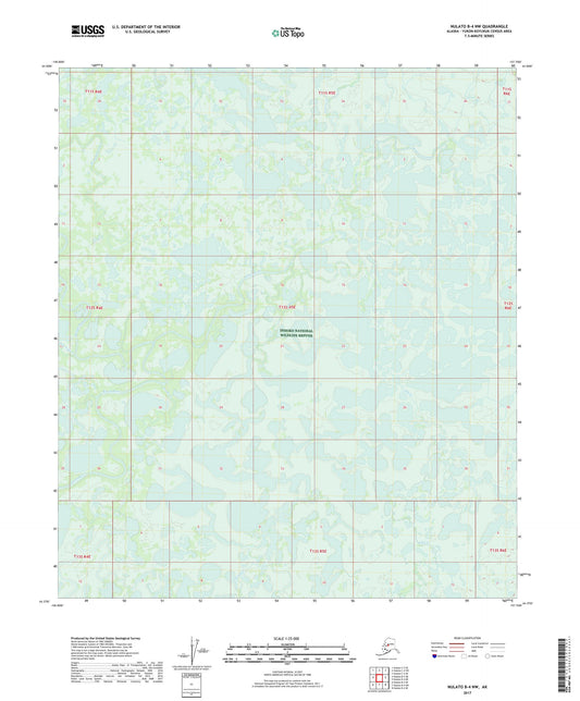 Nulato B-4 NW Alaska US Topo Map Image