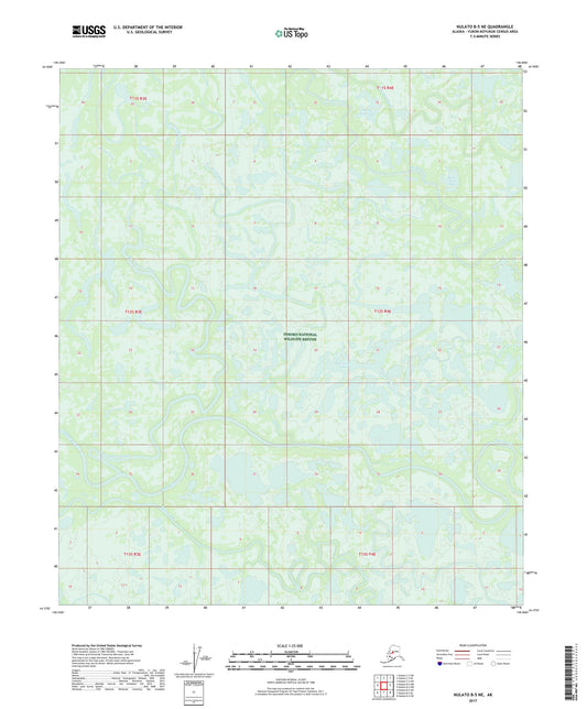 Nulato B-5 NE Alaska US Topo Map Image