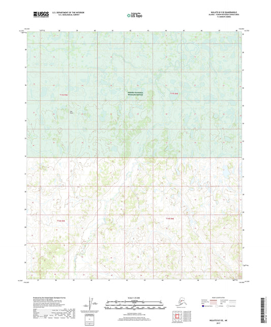 Nulato B-5 SE Alaska US Topo Map Image