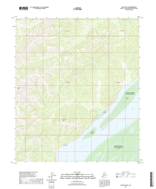 Nulato B-6 NE Alaska US Topo Map Image