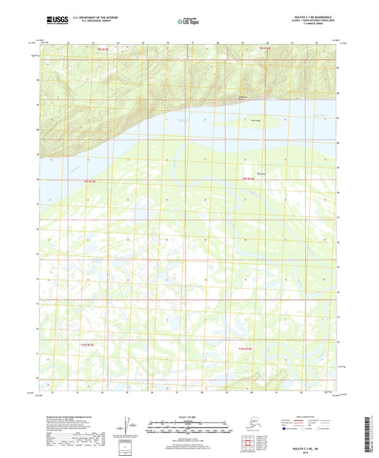 Nulato C-1 NE Alaska US Topo Map Image
