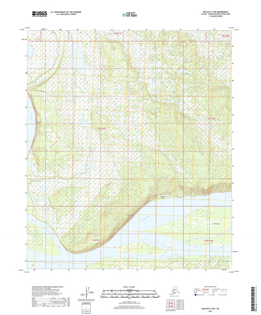 Nulato C-2 NE Alaska US Topo Map Image