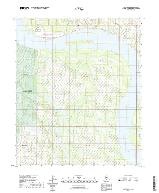 Nulato C-2 NW Alaska US Topo Map Image