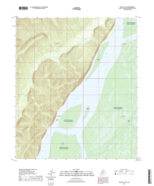 Nulato C-5 SW Alaska US Topo Map Image
