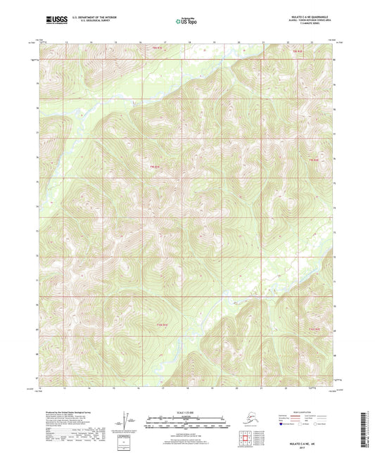 Nulato C-6 NE Alaska US Topo Map Image
