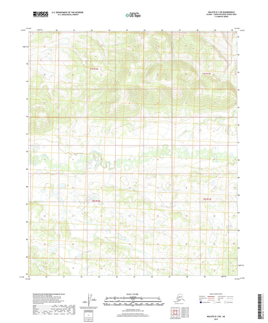 Nulato D-1 SW Alaska US Topo Map Image