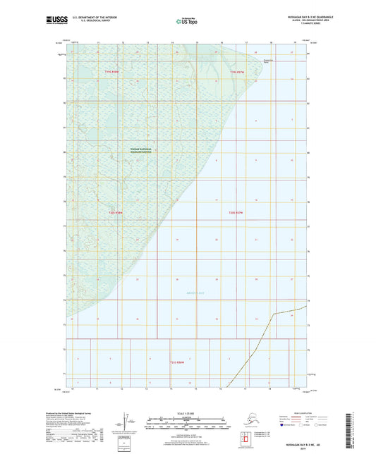 Nushagak Bay B-3 NE Alaska US Topo Map Image