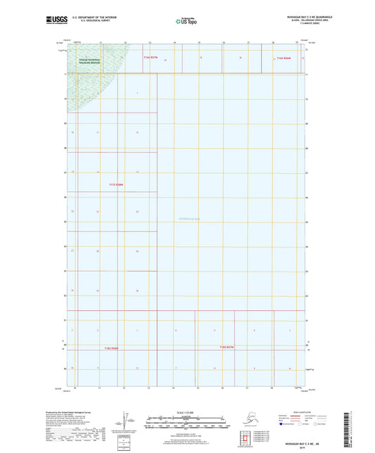 Nushagak Bay C-3 NE Alaska US Topo Map Image