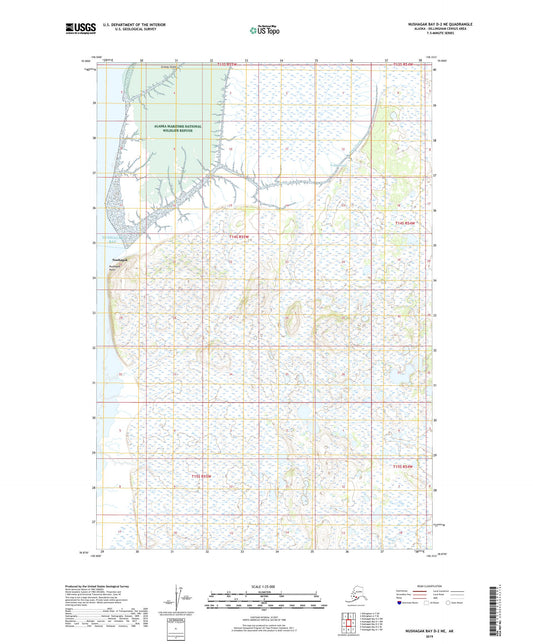 Nushagak Bay D-2 NE Alaska US Topo Map Image