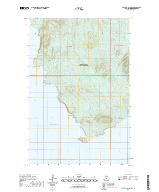 Nushagak Bay D-6 SW Alaska US Topo Map Image