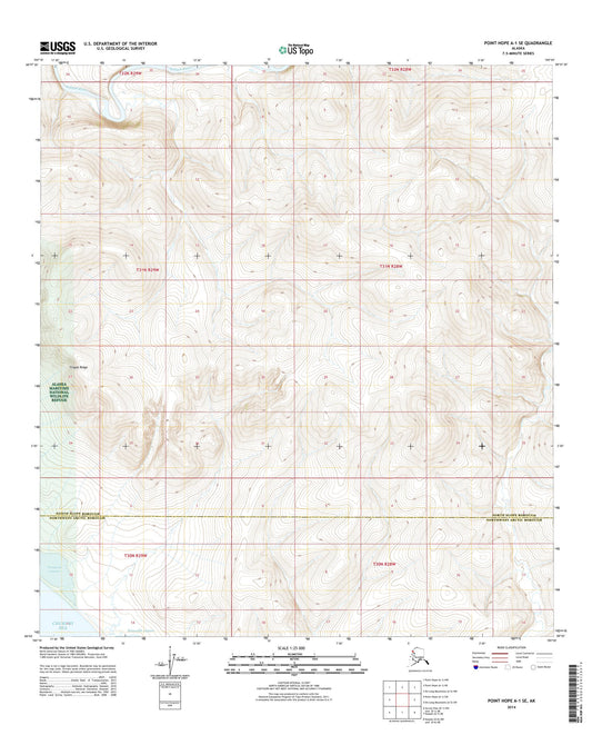 Point Hope A-1 SE Alaska US Topo Map Image