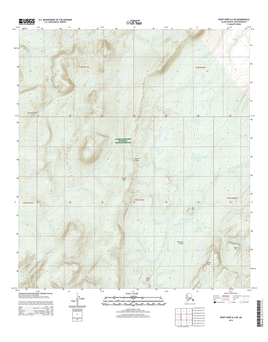 Point Hope A-2 NE Alaska US Topo Map Image